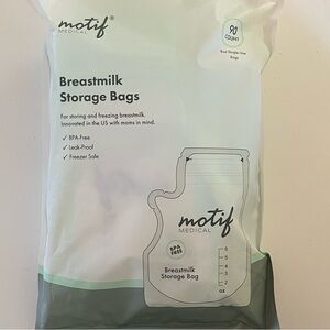 Motif Breastmilk Storage Bags